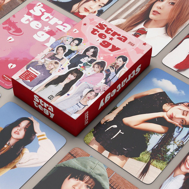 트와이스 포토카드 55장 twice TWICE Strategy STRATEGY 타이틀곡굿즈포토카드 아이돌포토카드굿즈55장 나연쯔위모모사나다현지효채영정연미나 트와이스신곡포토카드퀄리티, TWICE 포토카드 55장