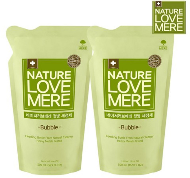 젖병세정제 거품 리필형 500ml 2팩