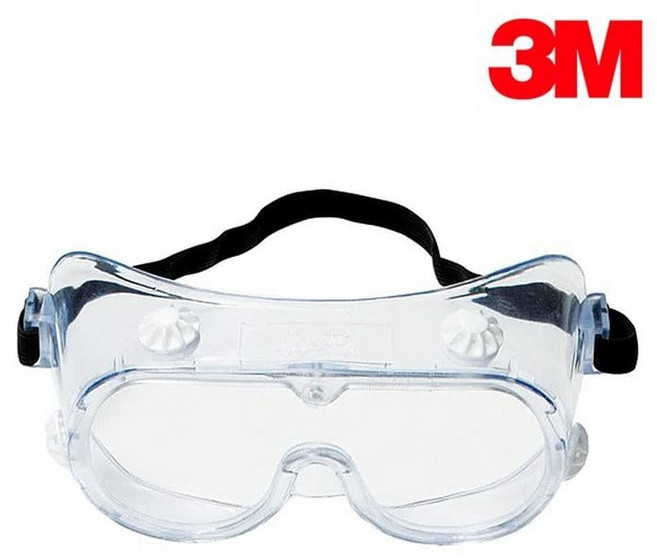 3M 보안경 고글 334 Goggle 고글안경 보호안경, 1개