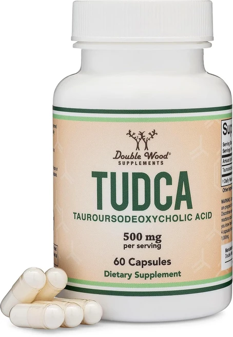 Double Wood TUDCA 500mg 더블 우드 투드카 간 효소 60캡슐, 60정, 1개 - 쿠팡