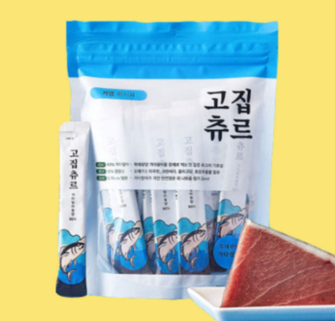 고집츄르 고양이츄르 저염 레시피, 1개, 북태평양 가다랑어, 330g