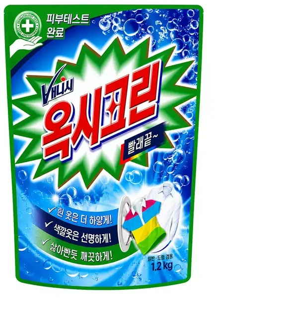 옥시크린 배니시 리필 1.2kg 산소계표백제 섬유표백제 옥시크린배니시 얼룩제거제 세탁보조제aldydrkwjstodghkfdydvna4725, 1개