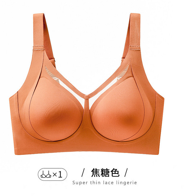 大碼內衣 薄款無痕提拉聚攏全罩杯無鋼圈防下垂收副乳美背文胸