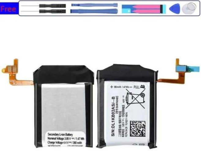 삼성 기어 S3 프론티어S3 클래식 EB-BR760A SM-R760 SM-R770 SM-R765 SM-R765S 워치용 EB-BR760ABE 배터리 380mAh