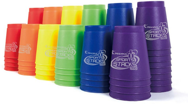 감각발달 아이워너 스포츠스택스 프로 6컬러, 그린