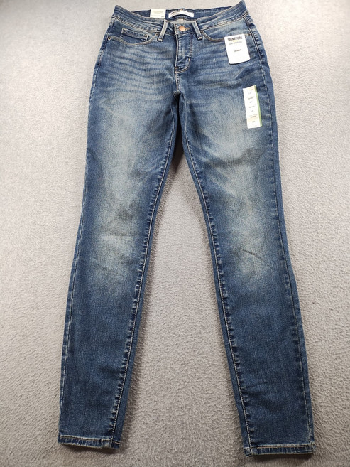 [Levi Strauss] 시그니처 리바이스 골드 여성용 청바지 사이즈 6M 블루 토털리 셰이핑 스키니