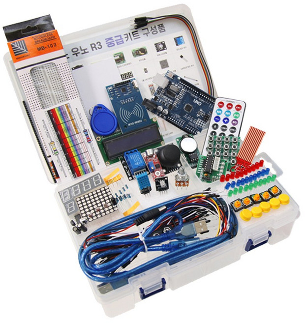 아두이노 우노 R3 중급 코딩키트, 1개