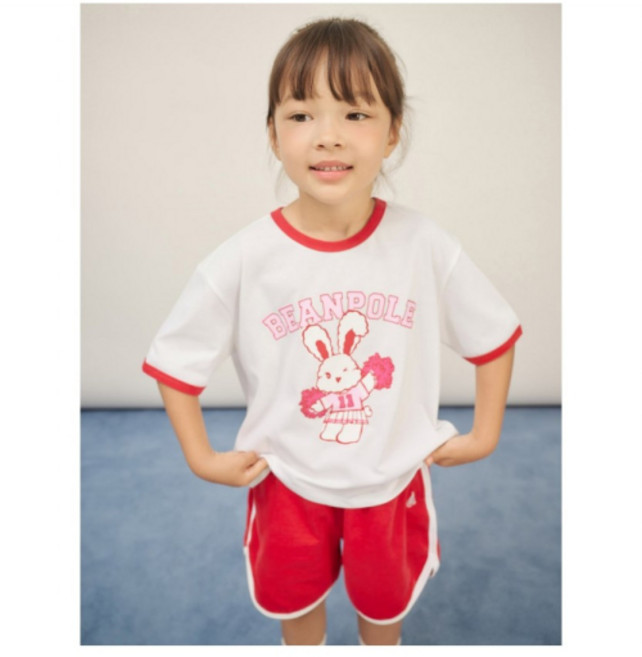 빈폴 키즈 빈폴 BEANPOLE KIDS BP FOOTBALL CLUB 빙키 2PCS 상하 세트 레드 (BI5642G906)