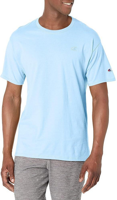 챔피온 Champion 남성용 클래식 저지 티셔츠 네이비 S US 327527, 5X-Large Tall, Swiss Blue