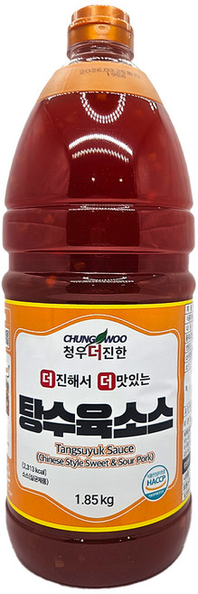 청우식품 더진한 탕수육 소스, 1.85kg, 1개