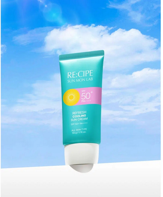 레시피선몬랩 리프레시쿨링 선크림, 50g, 2개