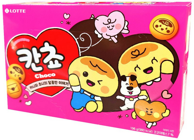 롯데 칸쵸 196g 사무실 탕비실 가성비 간식 비품, 1개