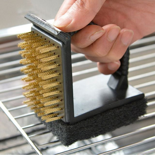 BBQ 석쇠 청소 브러쉬 멀티 미니 3in1 그릴세척솔