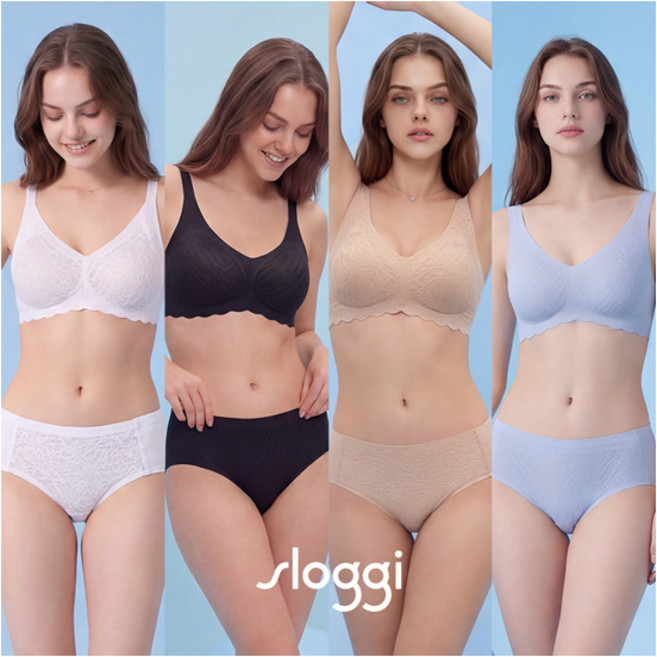 [슬로기] 26SS 레이스 브라팬티 4세트