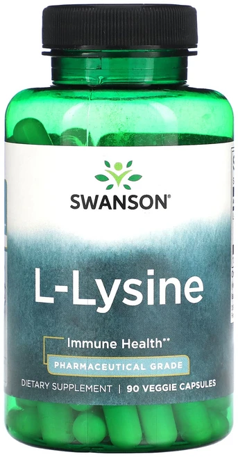 스완슨 L-라이신 90 베지캡슐, 90정, 1개 - 쿠팡