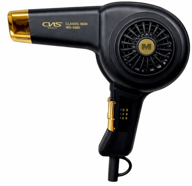 [국내생산] 이발소 전용 다운펌 드라이기 저소음 남자 헤어드라이기 (중년 노년 남성 추천), 9500드라이