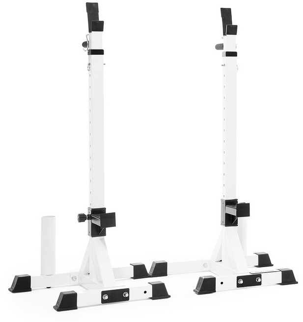 멜킨 볼튼 스쿼트랙 미니랙 분리형 가정용 스쿼트렉 파워 하프 멀티 홈트 데드리프트 웨이트, 글램 화이트