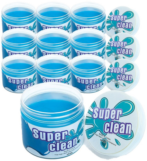 제이팩 다용도 젤리 크리너 160g, 10개, 블루