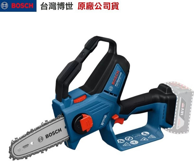 Bosch 博世 GKE 18V-15 無刷鏈鋸, 1個, 主機套組(無電池與充電器) 紙盒裝