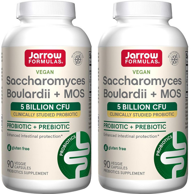 재로우 사카로미세스 보울라디 + MOS 유산균 베지 캡슐, 90정, 2개