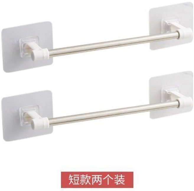 免打孔浴室拖鞋架 傢用鞋子收納神器 浴室洗澡間拖鞋架, 1個, 2個裝 短款30釐米可放一雙鞋 KAQM,免打孔不銹鋼 拖鞋架