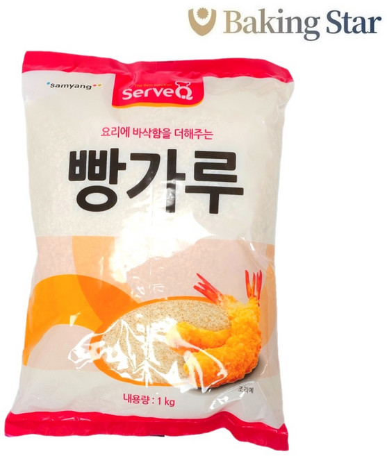 서브큐 빵가루 1kg 튀김용 튀김요리, 1개