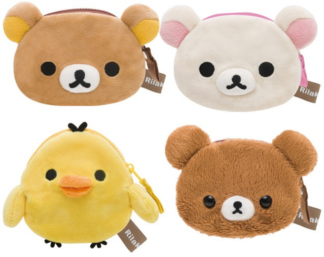 리락쿠마 마스코트 동전지갑(파우치)