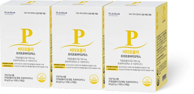 닥터제안 비타포뮬러 프리 프로 유산균 3개월 100억 2gx90포 자일로올리고당 신바이오틱스, 90회분, 3개 - 쿠팡