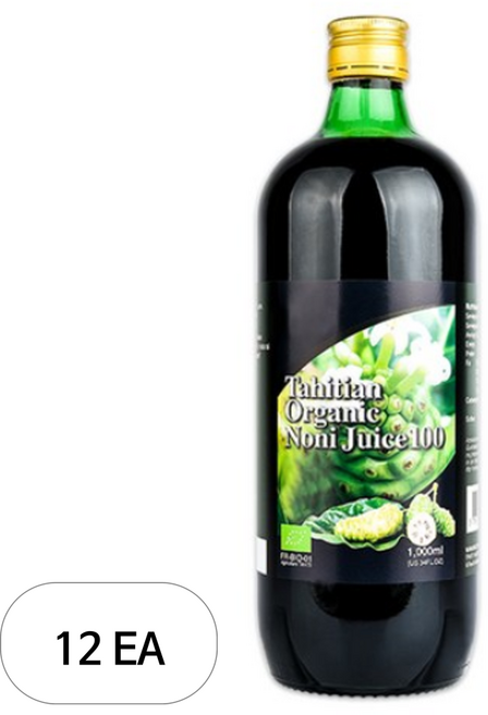 애드웰하우스 타히티안 오가닉 노니주스, 1L, 12개
