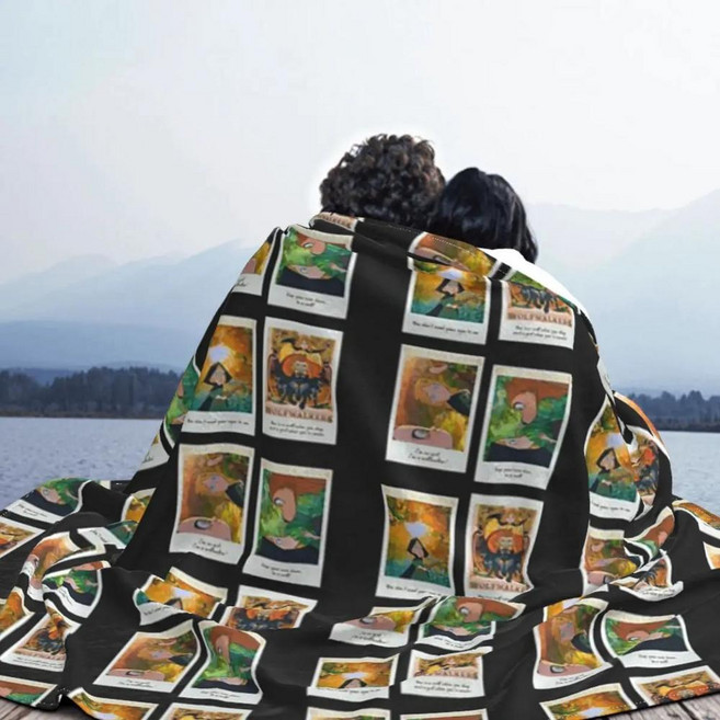 콜럼버스 영화 스티커 셔츠 담요 침대에 침대보, C. 125x150cm, 1. Black, 1개