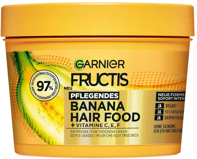 가르니에 프루티스 바나나 헤어푸드 마스크 400ml, 1개 - 쿠팡