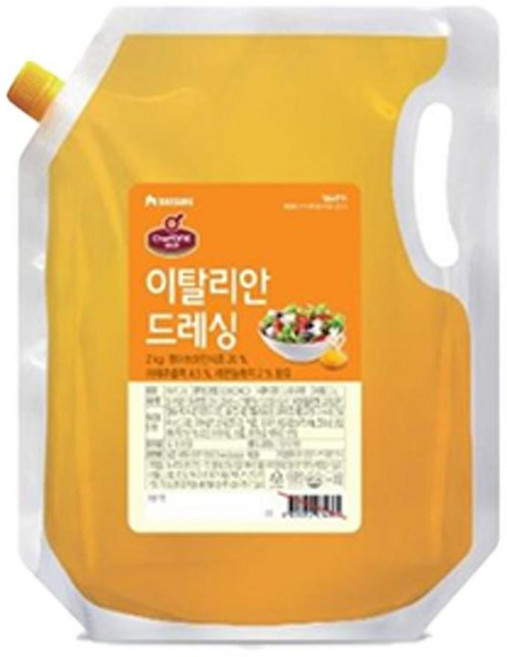 청정원 쉐프원 이탈리안 드레싱 2kg, 1개