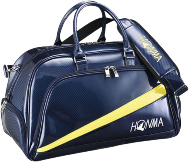 혼마 투어 프로 남성용 골프 여행용 보스턴백, BB12201 네이비