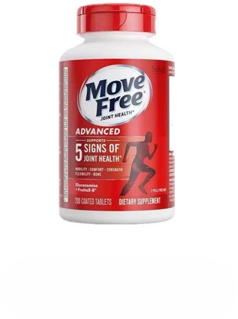 쉬프 무브 프리 조인트 헬스 어드밴스드 플러스 MSM 콘드로이틴 글루코사민 레드 200정 1개 - 쿠팡