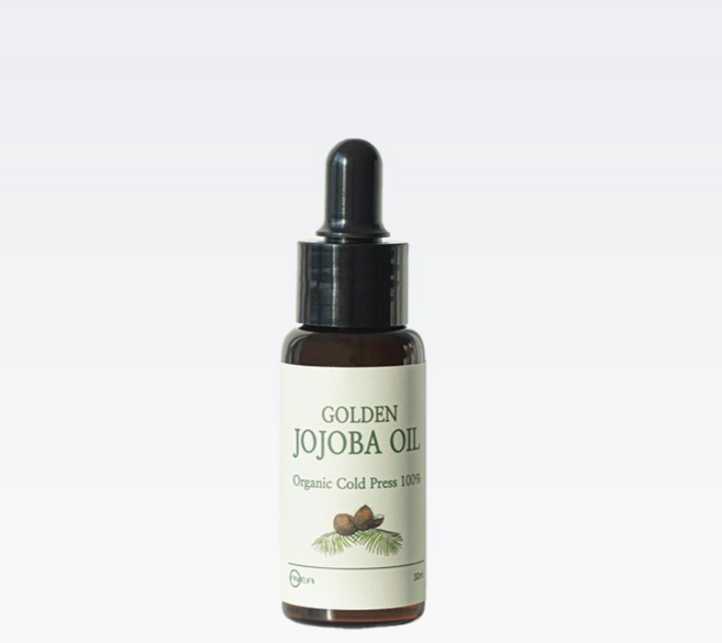 100% 유기농 비정제 냉압착 호호바오일 보습 저자극, 1개, 30ml