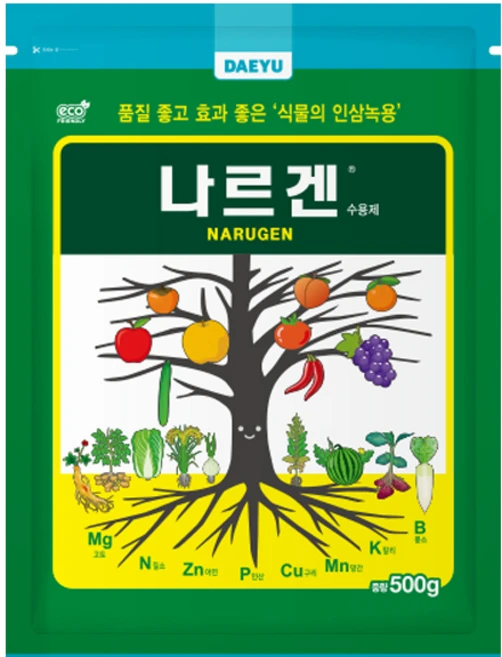 대유 나르겐2000 500g 필수원소 복합비료, 5개 - 쿠팡