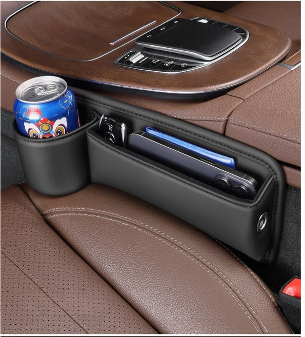 다용도 시트 자동차 수납함 수납 멀티 포켓 사이드 틈새 차량용 실리콘, 블랙, 1개