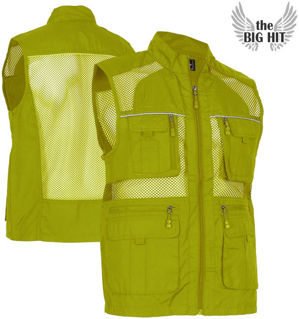 더빅히트 여름 작업복조끼 봄 작업용 망사조끼 등산복조끼 주머니많은조끼 단체복