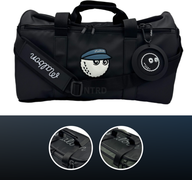 말본 골프 가방 트래블 보스턴백, 01.블랙