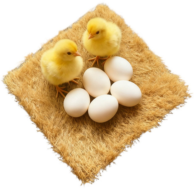 치킨인더시티 닭장 바닥재 바닥 깔개, 4개