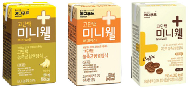 메디푸드 미니웰 바나나 커피 고구마 당뇨 암환자 노인 영양식(1+1+1) 72팩