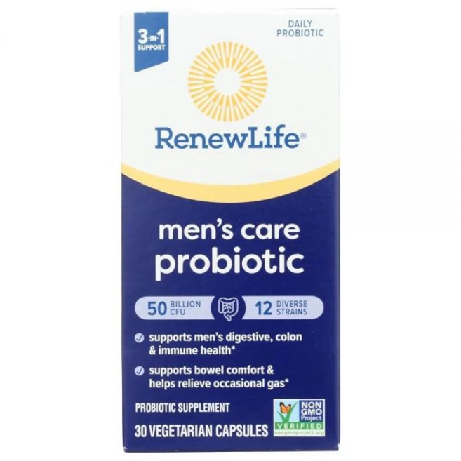 Renew Life 남성용 케어 프로바이오틱 50B 30개입, Renew Life 남성용 케어 프로바이오틱 50B 3, 1개 - 쿠팡