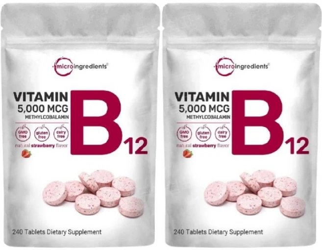 마이크로인그리디언트 비타민 B12 vitmain 5000mcg 240정 2개 - 쿠팡