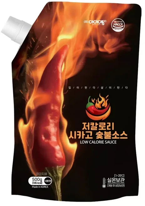 아이엠소스 저칼로리시카고숯불소스-500g, 500g, 1세트