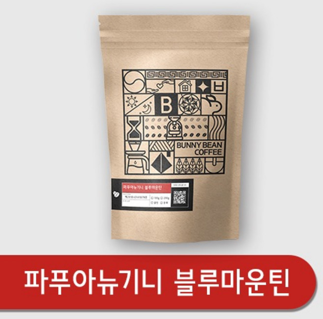파푸아뉴기니 마라와카 블루마운틴 100g, 에스프레소머신용 분쇄, 에스프레소, 1