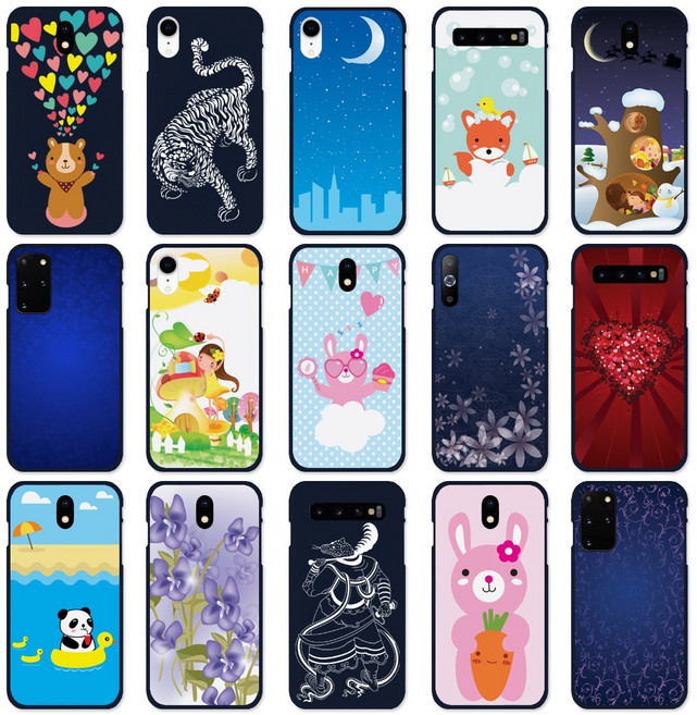 LG Q92 케이스 LG-LM-Q920N 핸드폰 젤리케이스-딥블펫G