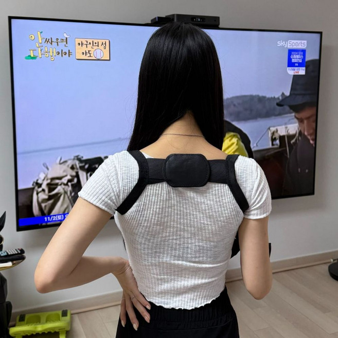 굽은등 바른 자세 어깨밴드 소형, 없음, 1개
