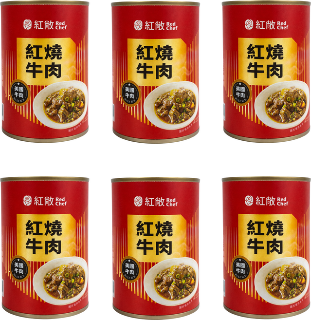 Red Chef 紅燒牛肉, 400g, 6個