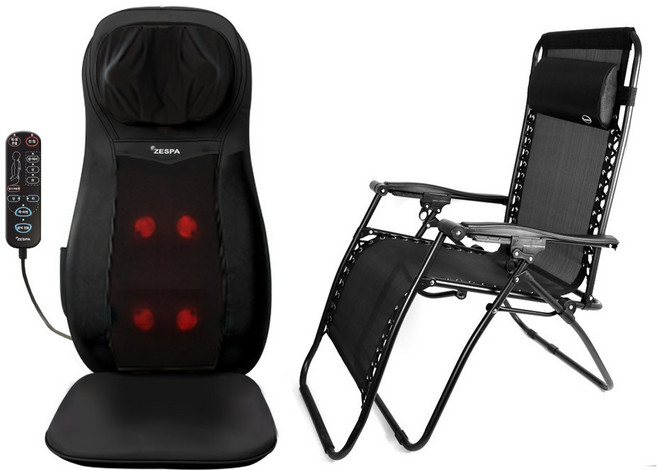 제스파 파워 바디 밸런스 의자형 안마기 ZP745 + 인클라우드 체어 ZP798 세트, 안마기(ZP745), 의자(ZP798)