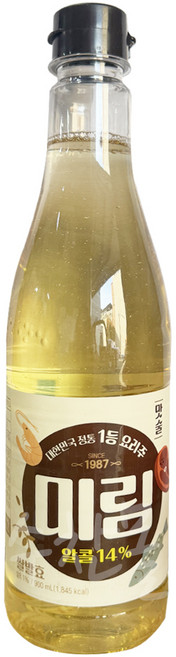 롯데 미림, 900ml, 1개